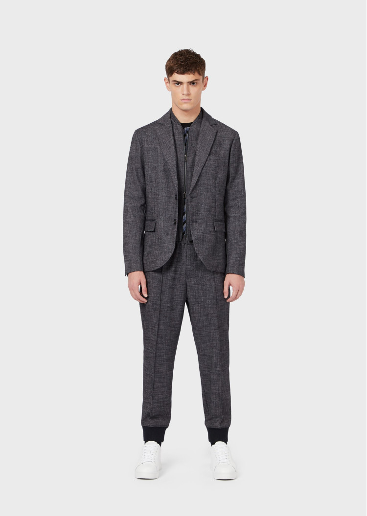 Джемпер Slim fit для мужчин (465160), цвет Синий - №4