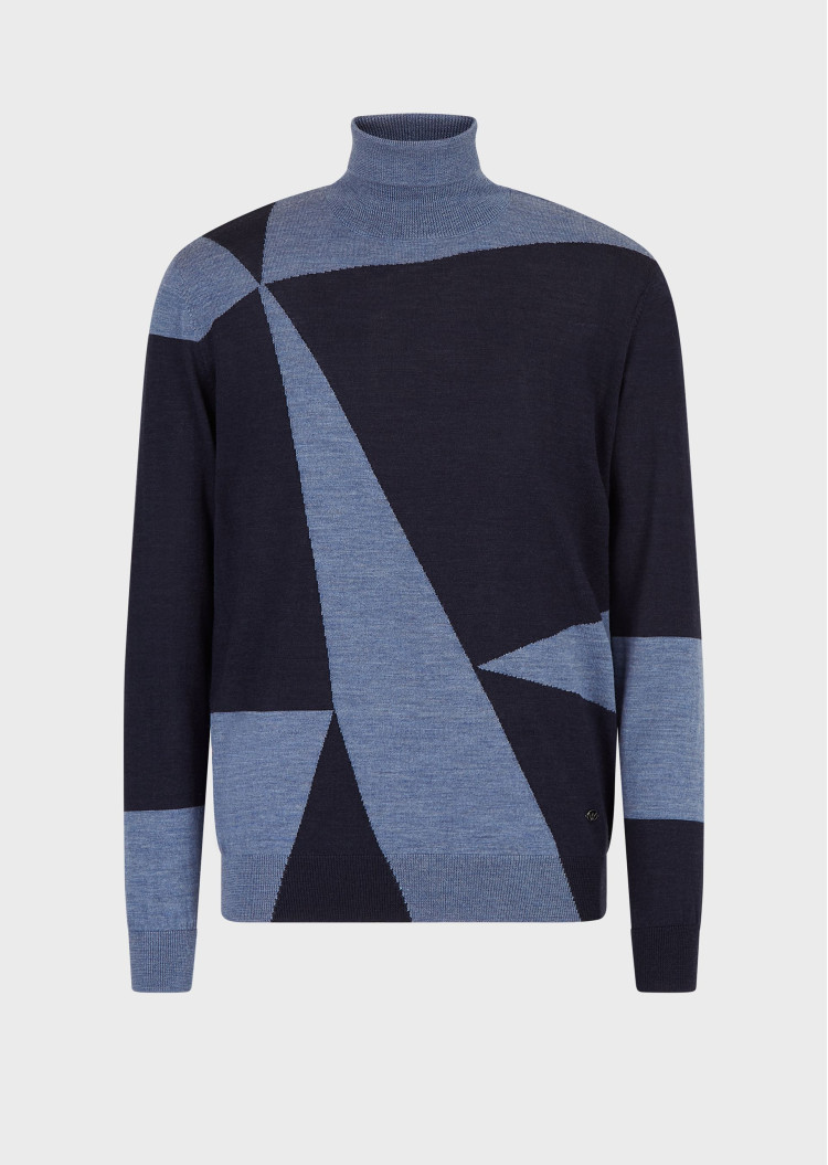 Гольф Relaxed fit для чоловіків (465175), колір Синій - №1