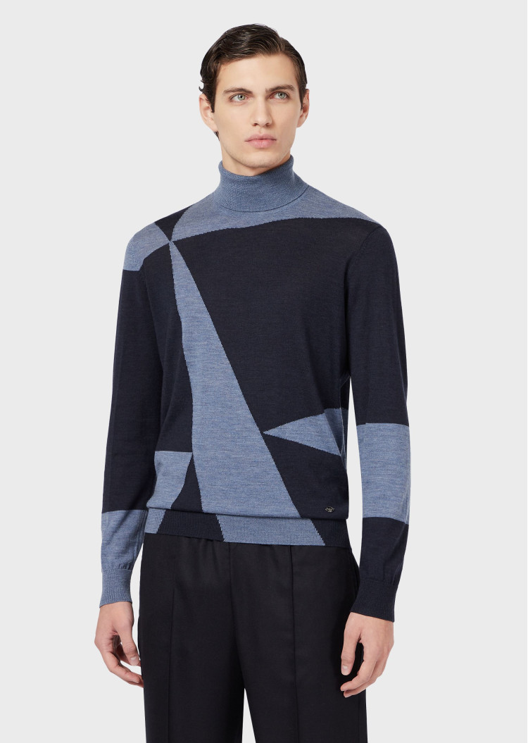 Гольф Relaxed fit для чоловіків (465175), колір Синій - №2