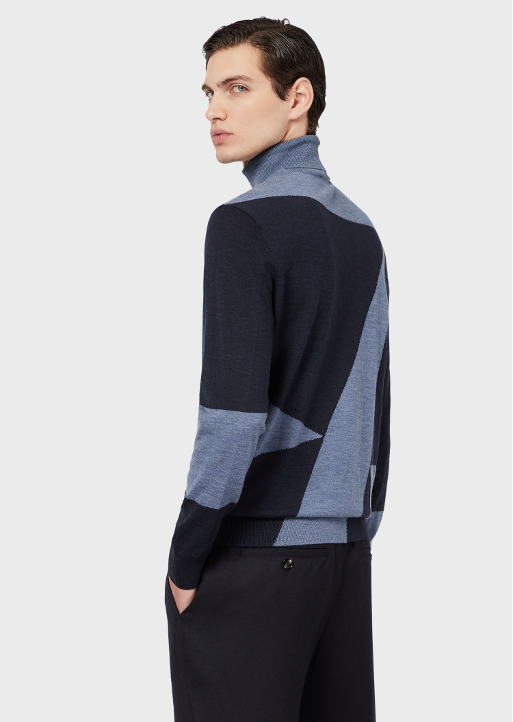 Гольф Relaxed fit для чоловіків (465175), колір Синій - №3