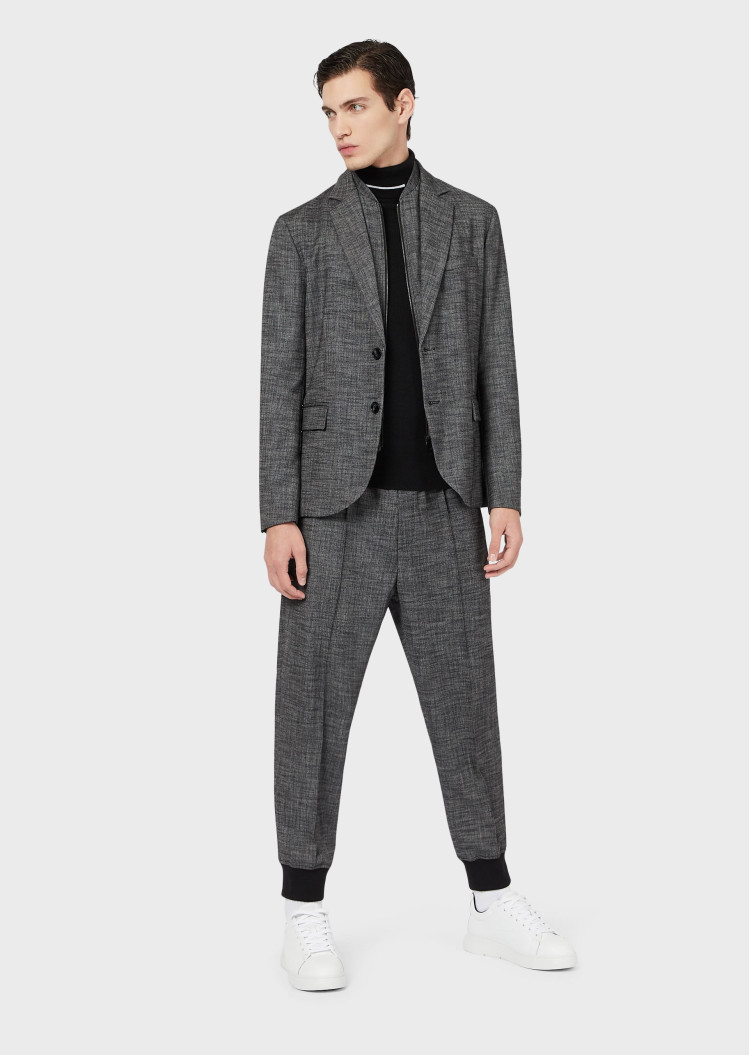 Гольф Slim fit для чоловіків (465176), колір Чорний - №4