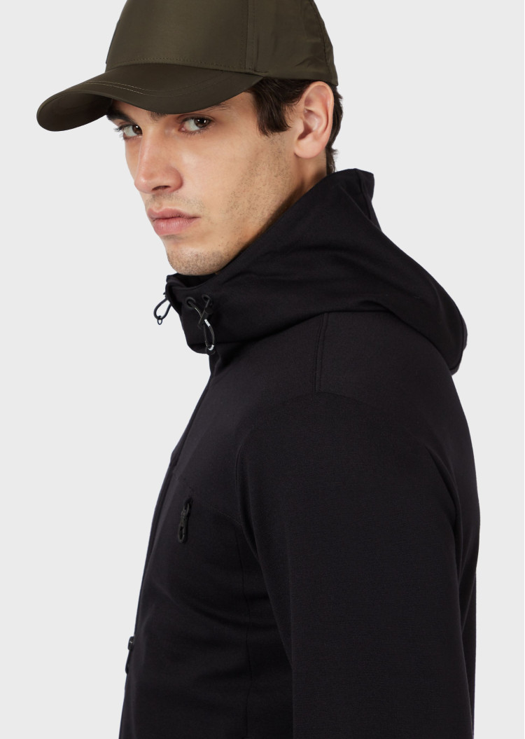 Спортивная кофта Regular fit для мужчин (465183), цвет Черный - №6