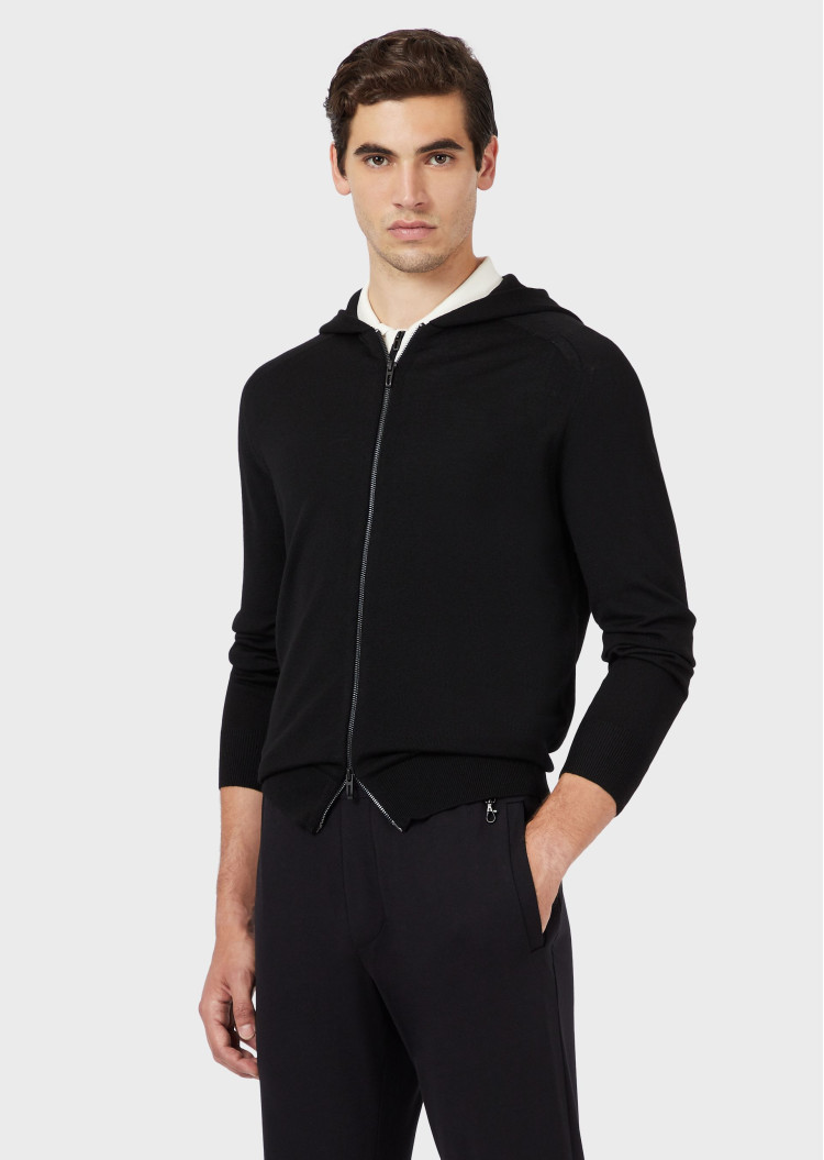 Кофта Regular fit для чоловіків (465185), колір Чорний - №2