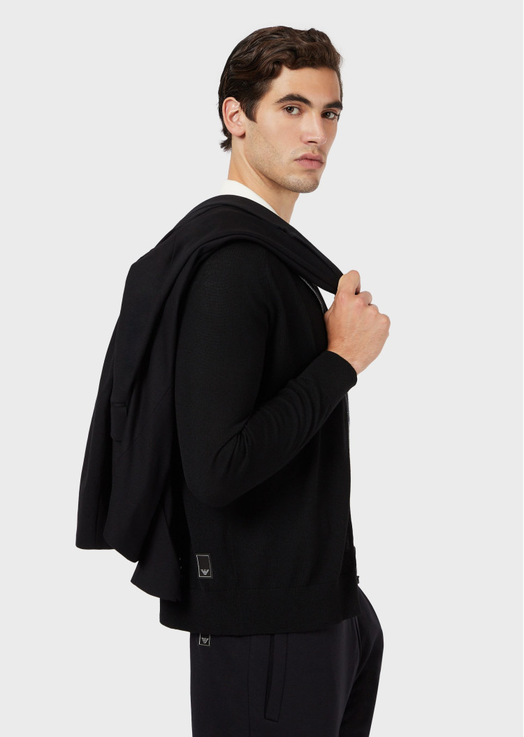 Кофта Regular fit для чоловіків (465185), колір Чорний - №5