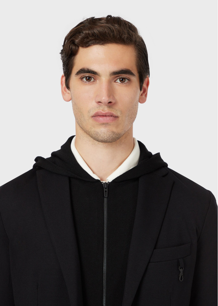 Кофта Regular fit для чоловіків (465185), колір Чорний - №6