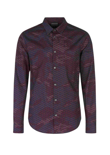 Сорочка повседневная Extra Slim Fit: очень облегающая, подчеркивающая фигуру.