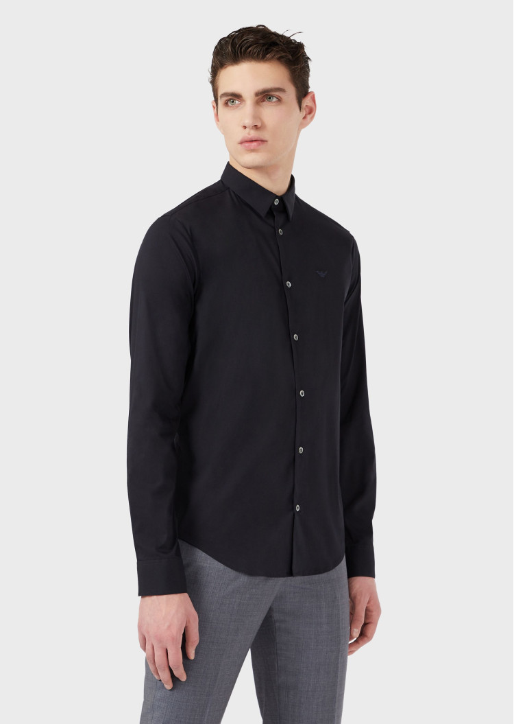 сорочка ділова Extra-slim fit для чоловіків (465204), колір Синій - №2