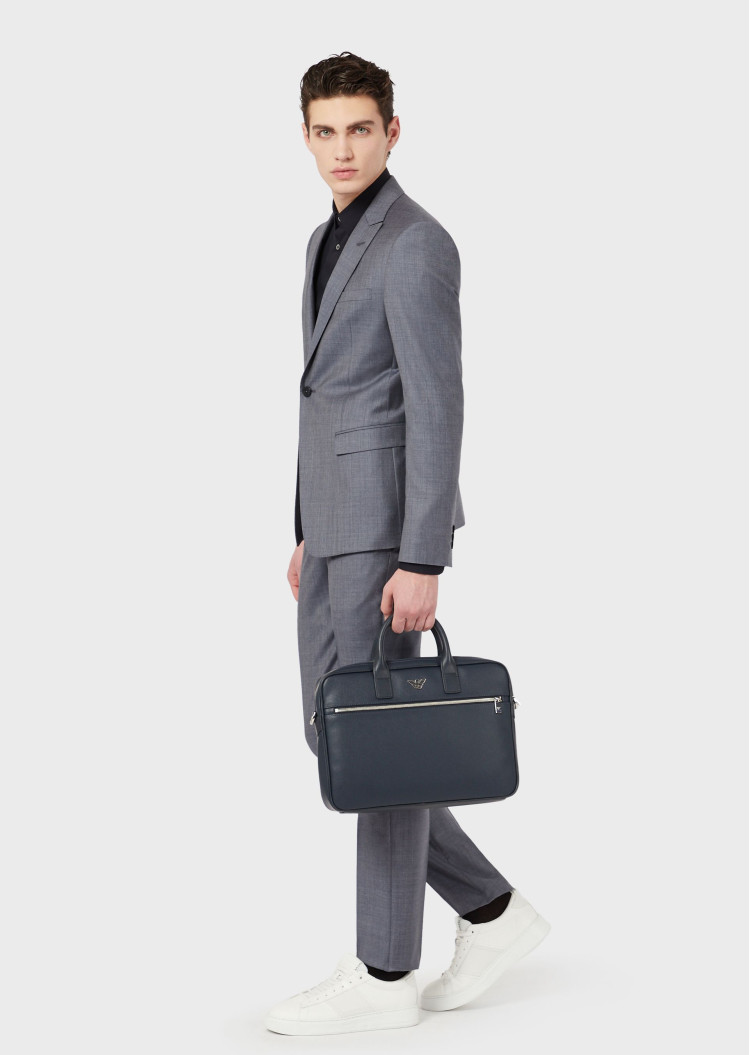 сорочка ділова Extra-slim fit для чоловіків (465204), колір Синій - №3