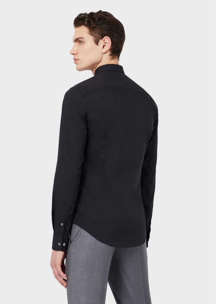 сорочка ділова Extra-slim fit для чоловіків (465204), колір Синій - №4