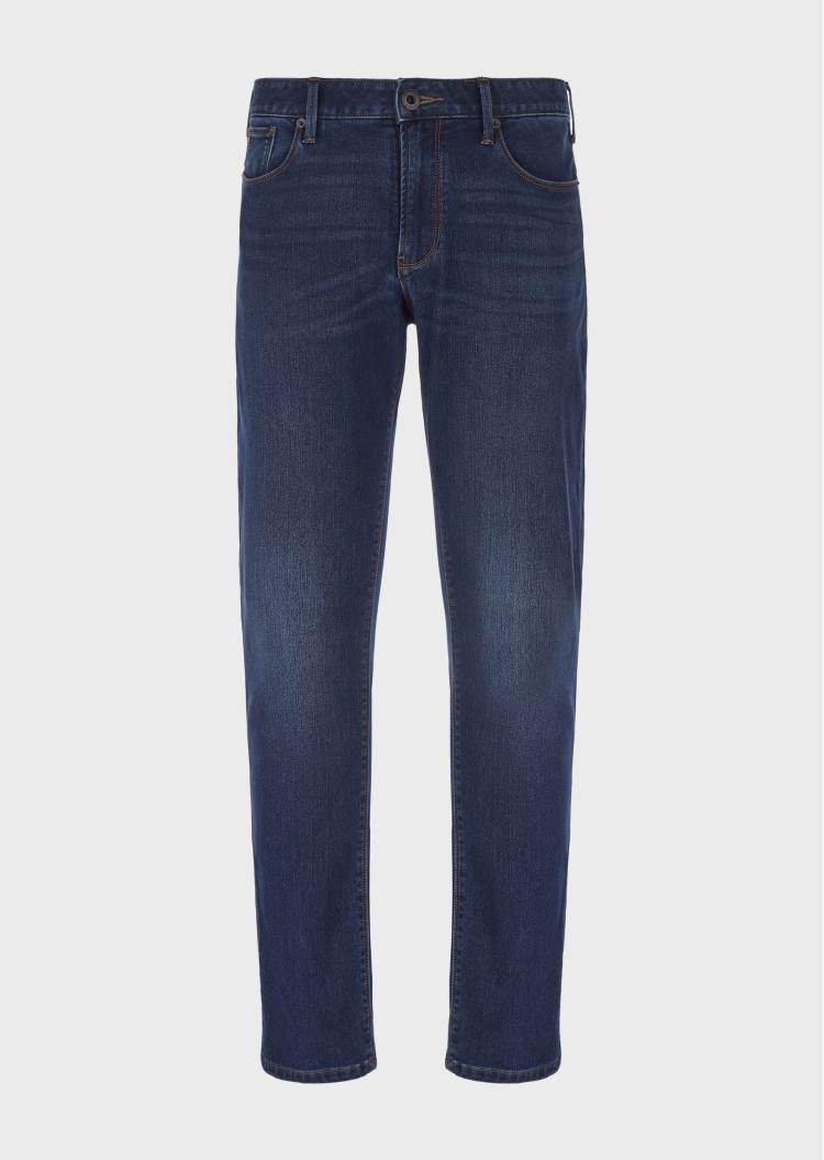 Джинси Slim Slim fit для чоловіків (465220), колір Синій - №1