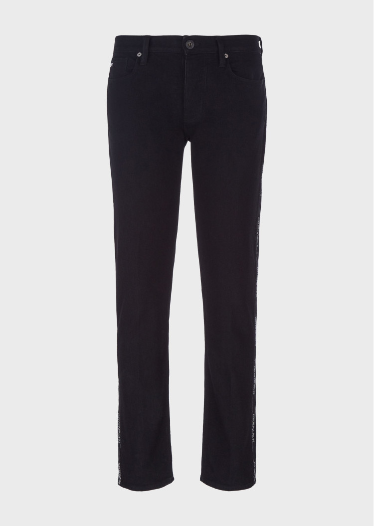 Джинси Slim Slim fit для чоловіків (465222), колір Чорний - №1