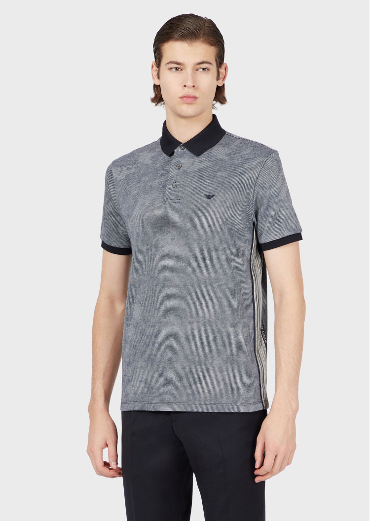 Поло Slim fit для мужчин (465223), цвет Синий - №2
