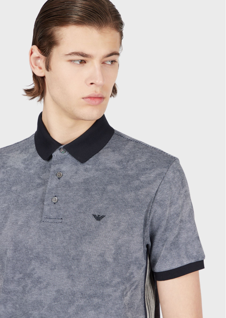 Поло Slim fit для мужчин (465223), цвет Синий - №5