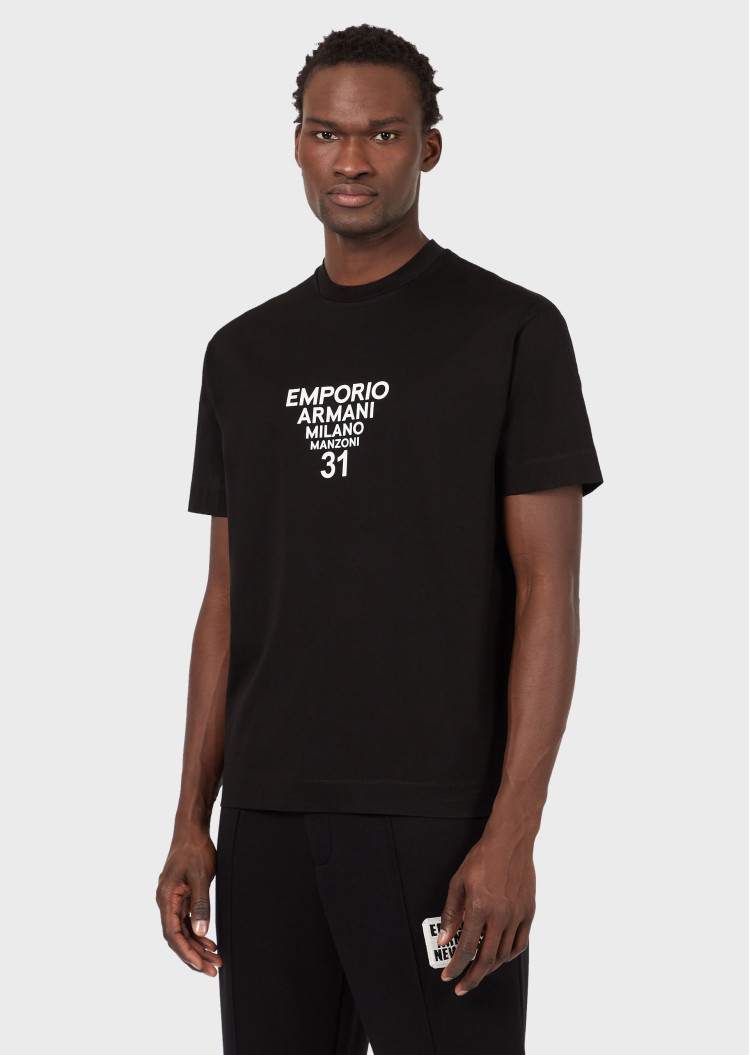 Футболка Regular fit для мужчин (465224), цвет Черный - №2