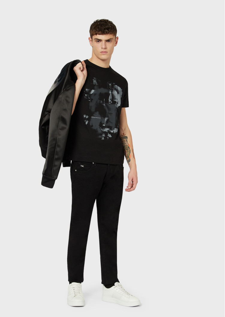 Футболка Relaxed fit для чоловіків (465229), колір Чорний - №4