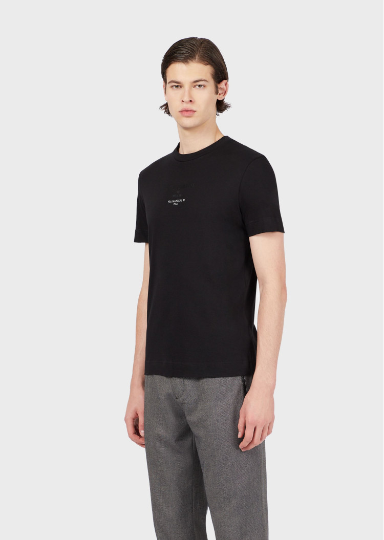 Футболка Regular fit для мужчин (465236), цвет Черный - №2