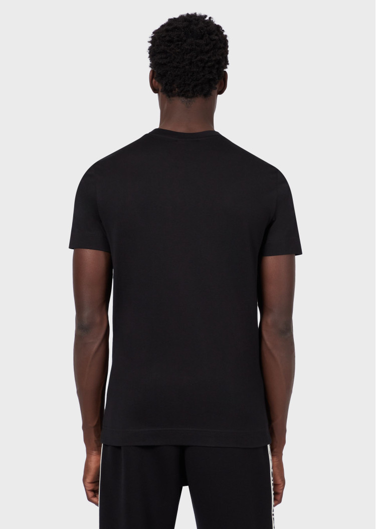 Футболка Regular fit для чоловіків (465238), колір Чорний - №3
