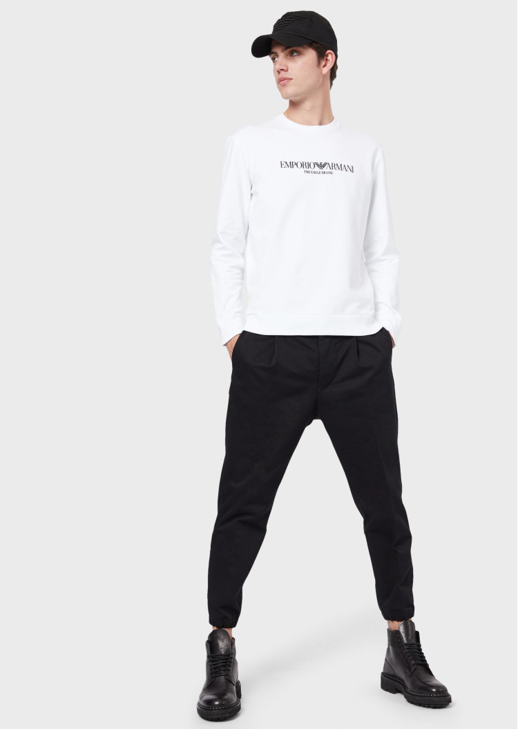 Світшот Regular fit для чоловіків (465246), колір Білий - №3