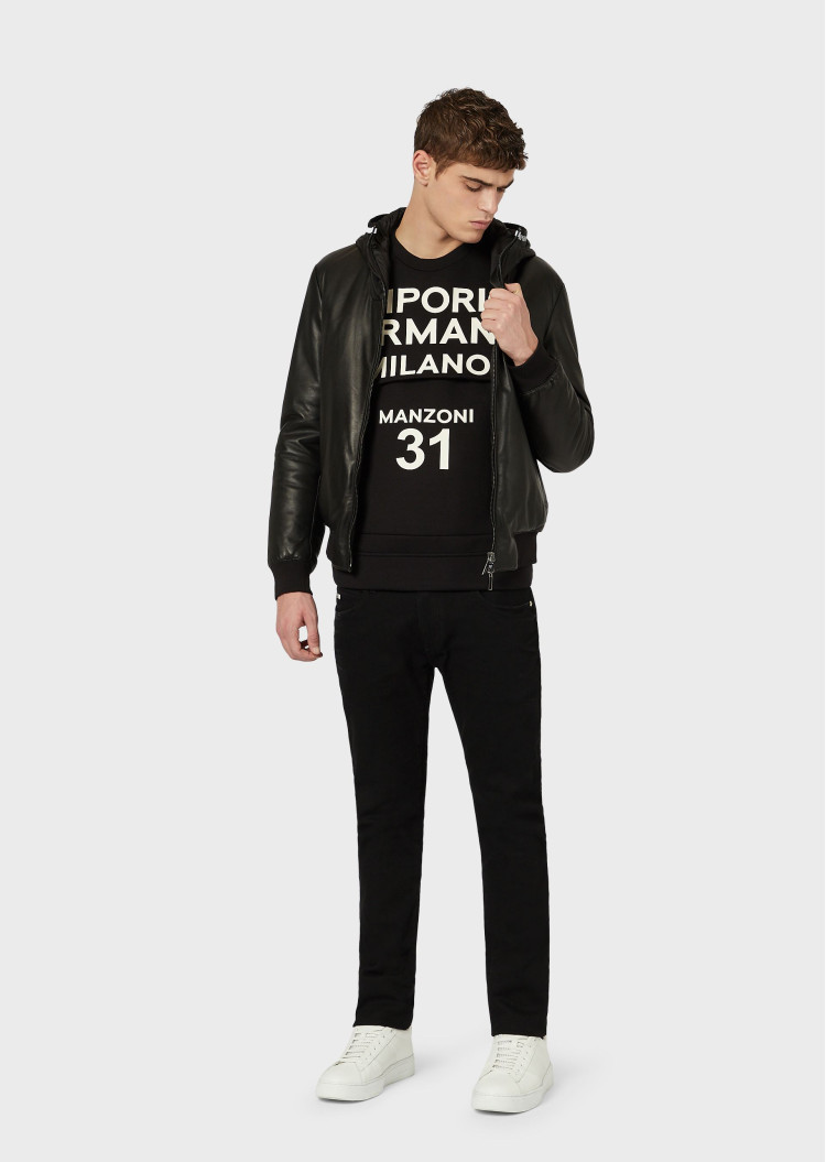 Толстовка Relaxed fit для чоловіків (465250), колір Чорний - №4