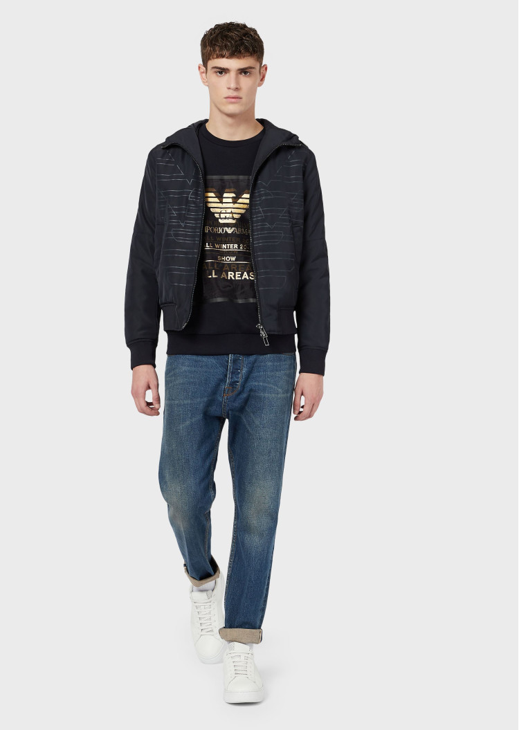 Толстовка Relaxed fit для чоловіків (465251), колір Чорний - №4