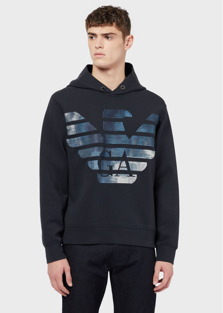 Толстовки Relaxed fit для чоловіків (465254), колір Синій - №2