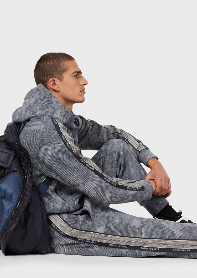 Худи Regular fit для мужчин (465255), цвет Синий - №5