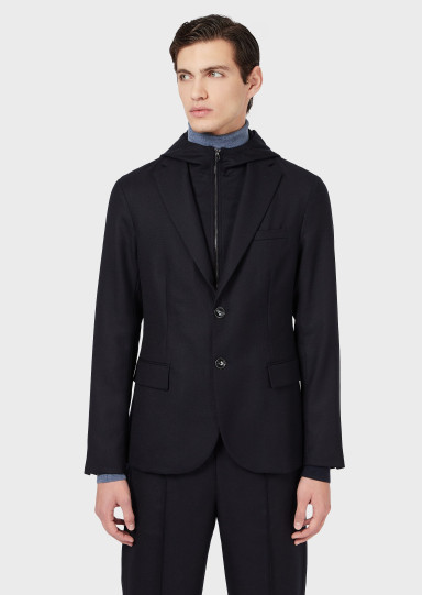 Піджак кежуал Extra Slim Fit: дуже облягає, підкреслює фігуру.
