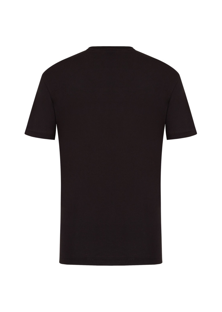 Футболка Slim fit для мужчин (465328), цвет Черный - №2