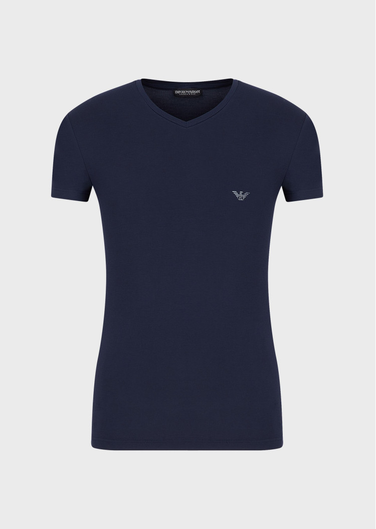 Футболка Slim fit для чоловіків (465412), колір Синій - №1