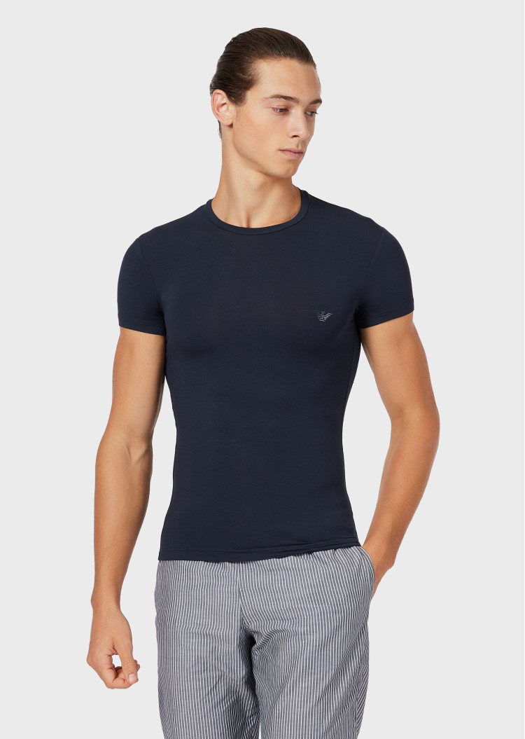 Футболка Slim fit для чоловіків (465412), колір Синій - №2