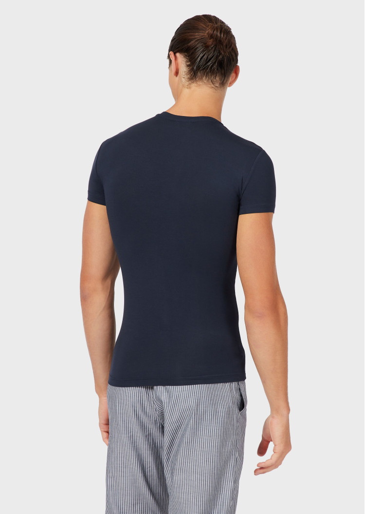Футболка Slim fit для чоловіків (465412), колір Синій - №3