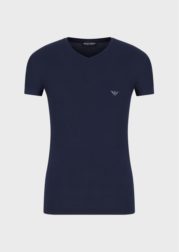 Футболка Slim fit для чоловіків (465414), колір Синій - №1