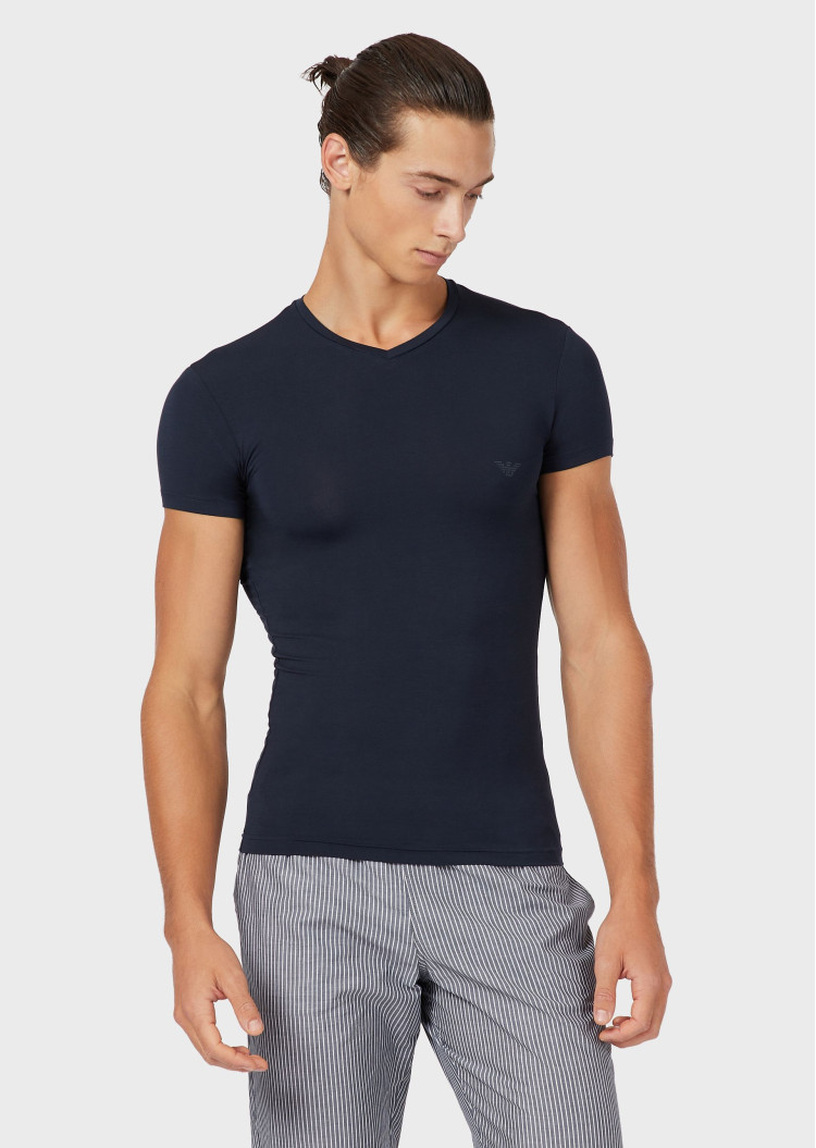 Футболка Slim fit для чоловіків (465414), колір Синій - №2