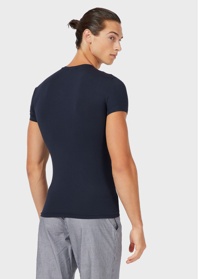 Футболка Slim fit для чоловіків (465414), колір Синій - №3