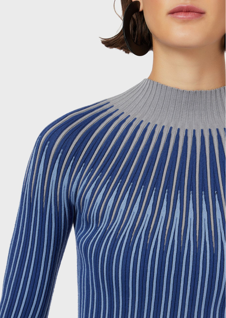 Джемпер Extra Slim Fit для женщин (465488), цвет Синий - №6