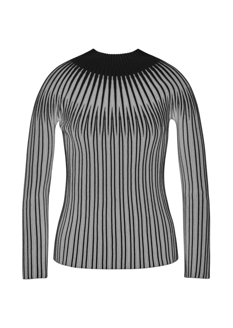 Джемпер Slim fit для женщин (465489), цвет Черный - №1