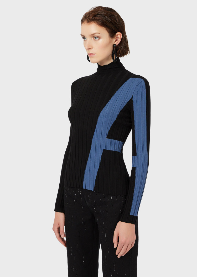 Гольф Extra-slim fit для женщин (465491), цвет Черный - №2