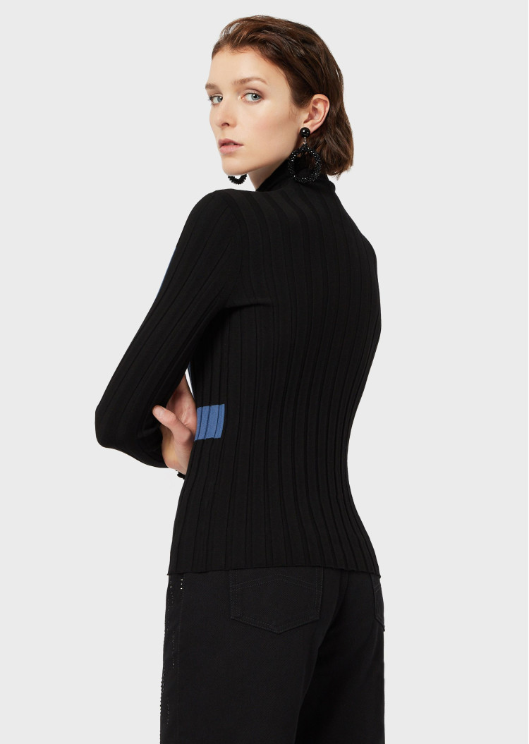 Гольф Extra-slim fit для женщин (465491), цвет Черный - №3