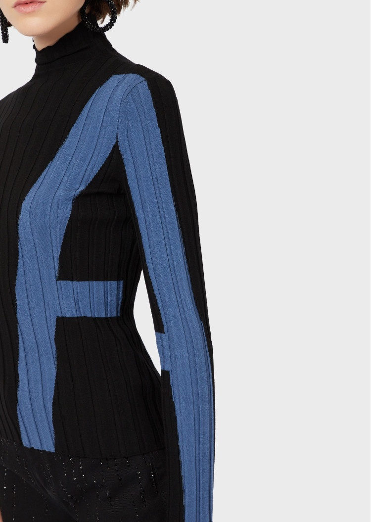 Гольф Extra-slim fit для женщин (465491), цвет Черный - №5