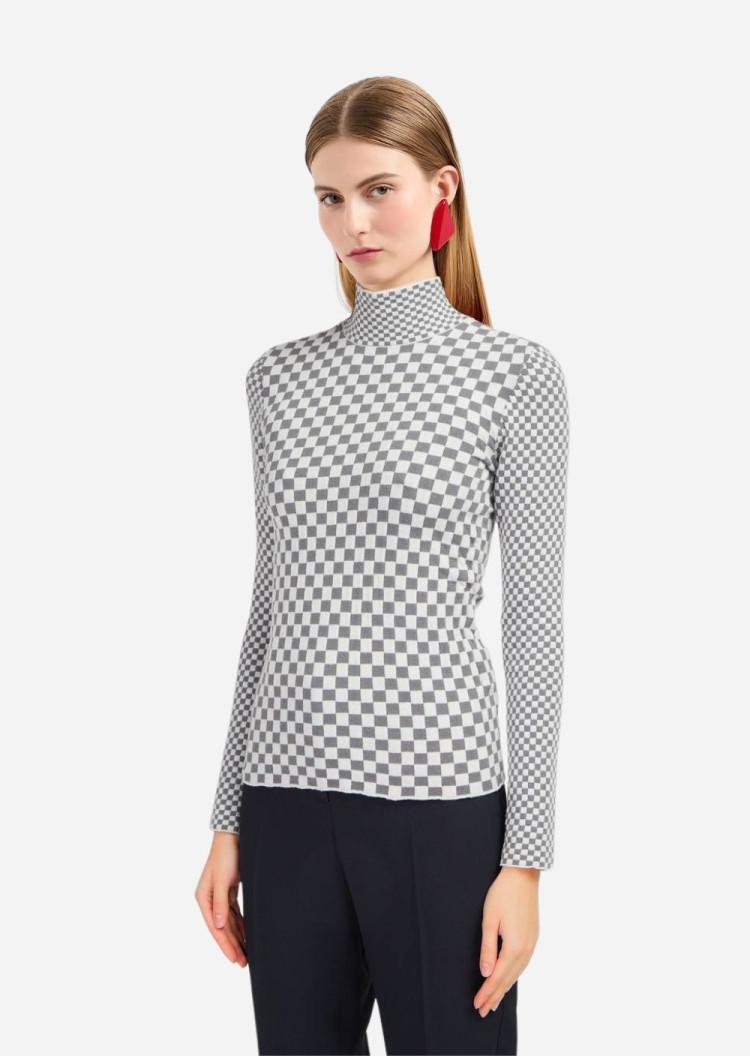 Гольф Extra-slim fit для жінок (465492), колір Білий - №2