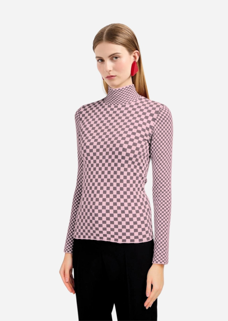 Гольф Extra-slim fit для жінок (465493), колір Рожевий - №2