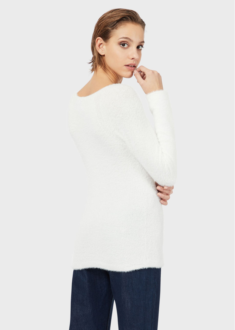 Джемпер Extra Slim Fit для жінок (465499), колір Білий - №4