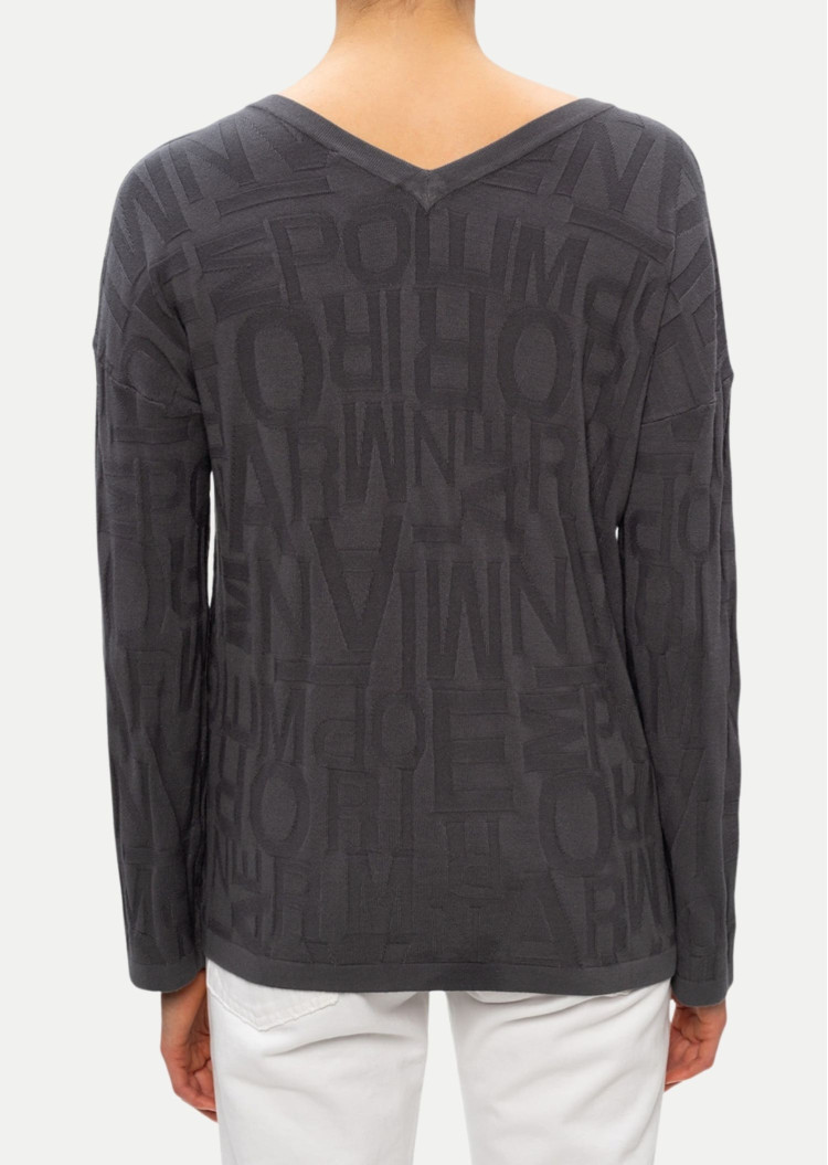 Пуловер Slim Fit для женщин (465502), цвет Серый - №4
