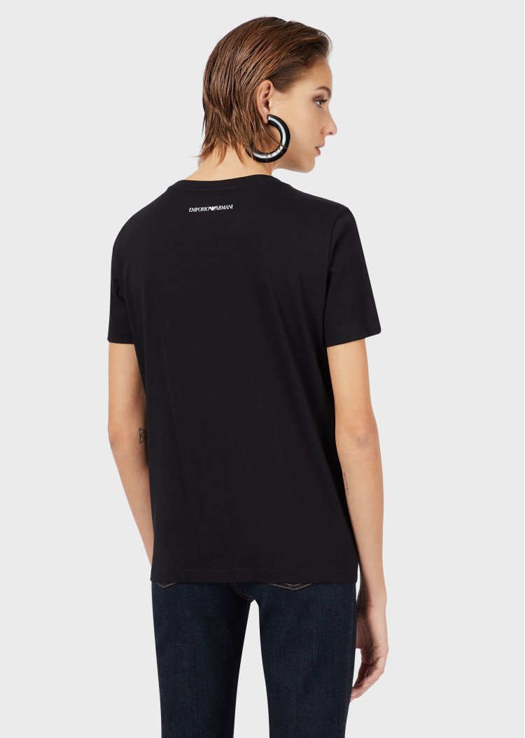 Футболка Relaxed fit для жінок (465523), колір Чорний - №3