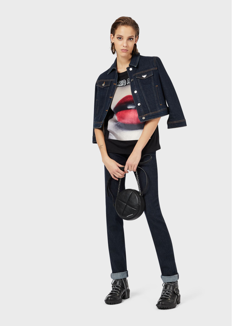 Футболка Relaxed fit для жінок (465523), колір Чорний - №4