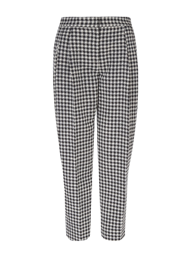 Брюки костюмные Relaxed Fit: свободный крой для максимального комфорта. Высокая