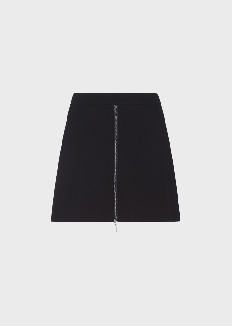 Спідниця міні Slim fit для жінок (465538), колір Чорний - №1