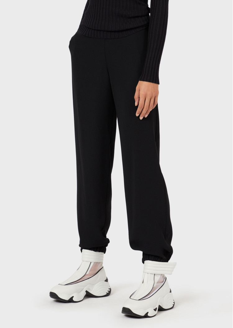 Брюки костюмные Slim fit Средняя для женщин (465540), цвет Черный - №3