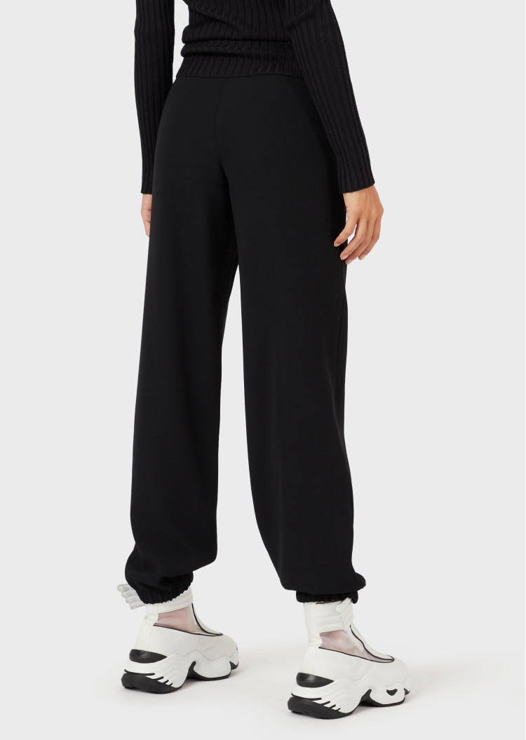 Брюки костюмные Slim fit Средняя для женщин (465540), цвет Черный - №4