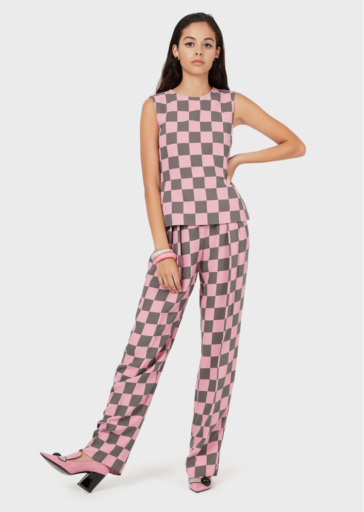Блуза топ Slim fit для жінок (465550), колір Сірий - №3